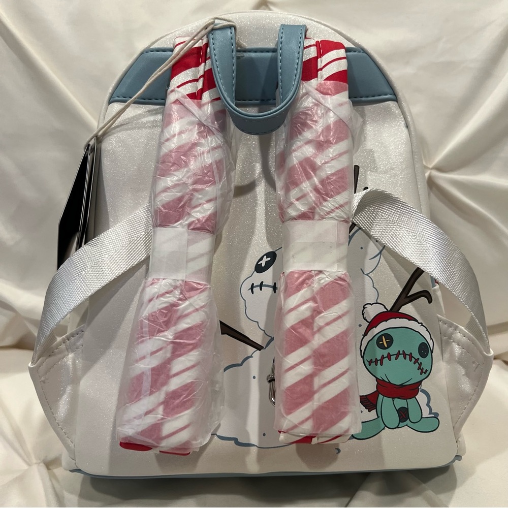 Loungefly Disney Lilo & Stitch Stitch Snow Angel Cosplay Mini Backpack NWT - Picture 7 of 9